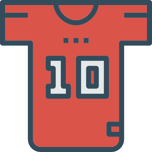 Redfootballjersey - Football Jersey Clip Art PNG Image