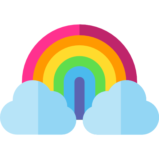 arco iris icono gratis