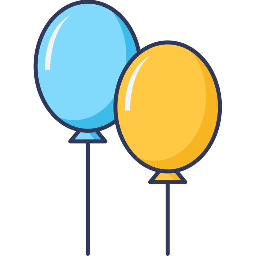 Balloons Dinosoft Lineal Color Icon 3843