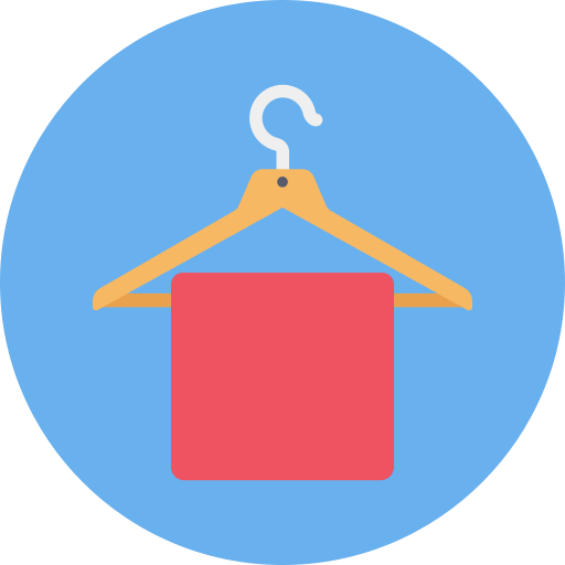 Towel hanger free icon