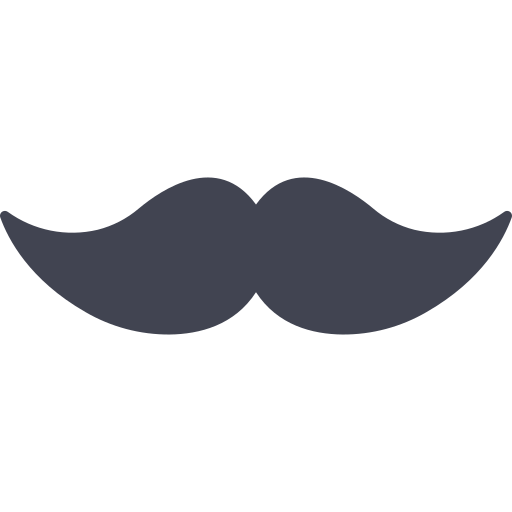 mostache icono gratis