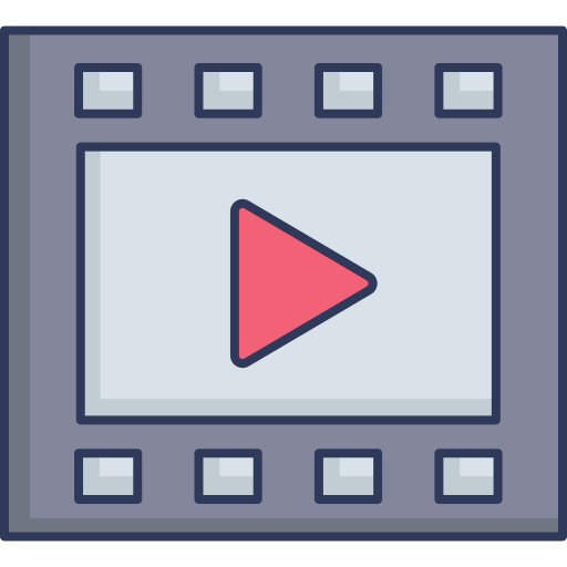 carrete icono gratis