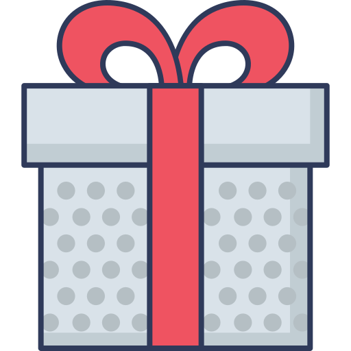 Gift box free icon
