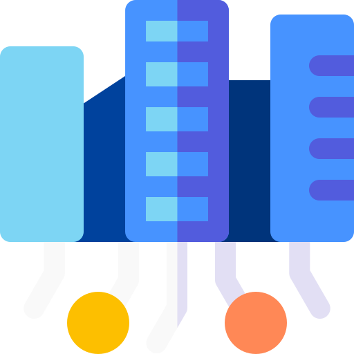 ciudad inteligente icono gratis