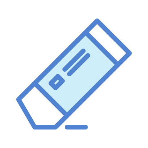 Eraser Generic Blue icon