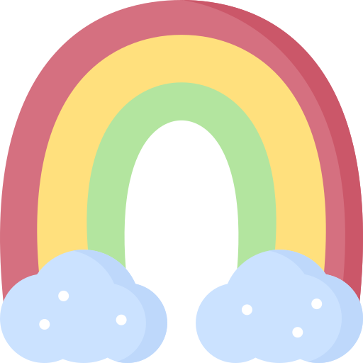 arco iris icono gratis