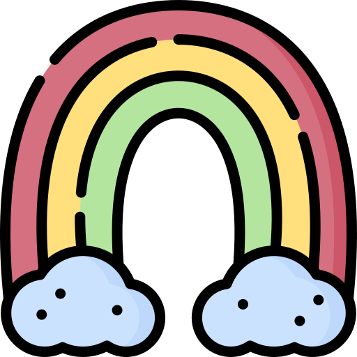 arco iris icono gratis