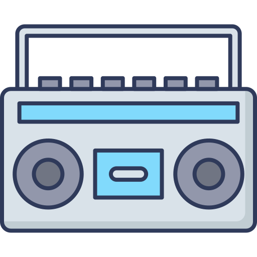 boombox icono gratis