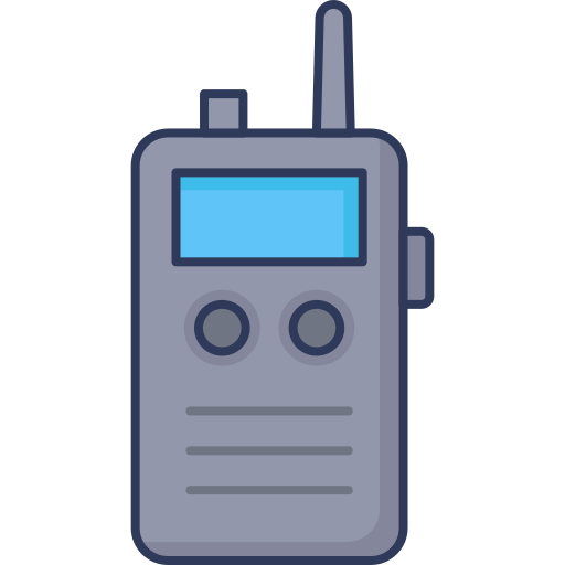 Walkie talkie Dinosoft Lineal Color icon