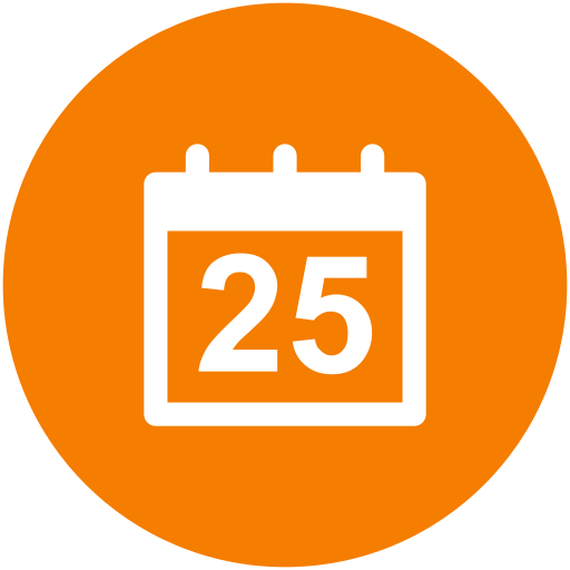 Calendar Vector Stall Flat icon