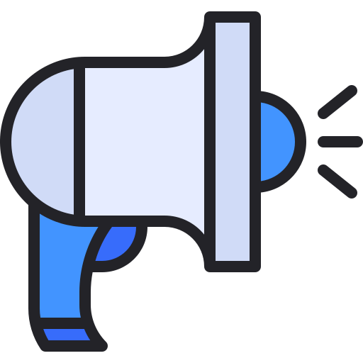 Megaphone Generic Outline Color icon