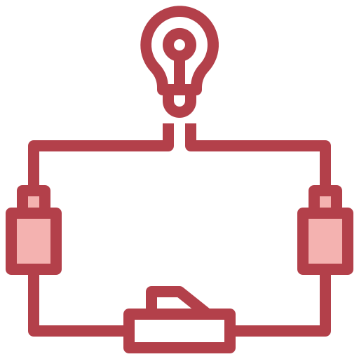 circuito eléctrico icono gratis