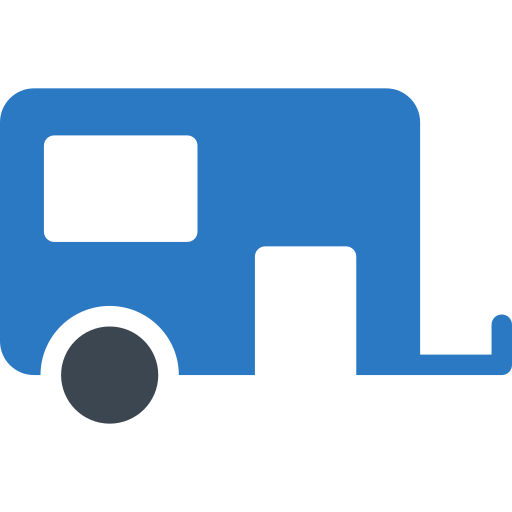 Caravan Generic Blue Icon