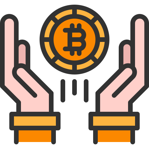 Bitcoin free icon Bitcoin free icon