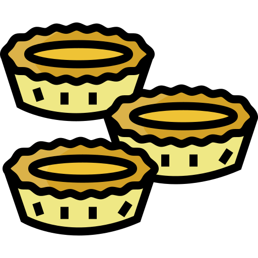 oeuf tarte Icône gratuit