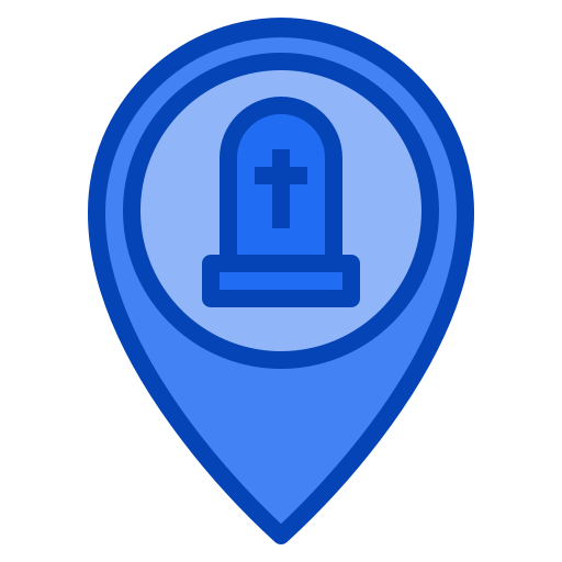 Cemetery Generic Blue icon