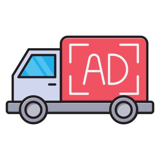 Advertising free icon