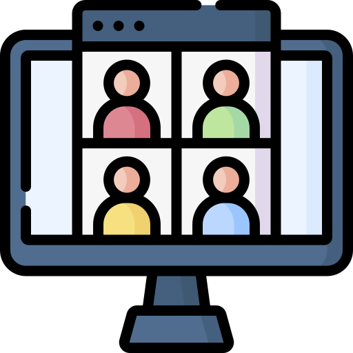 Video conference Special Lineal color icon