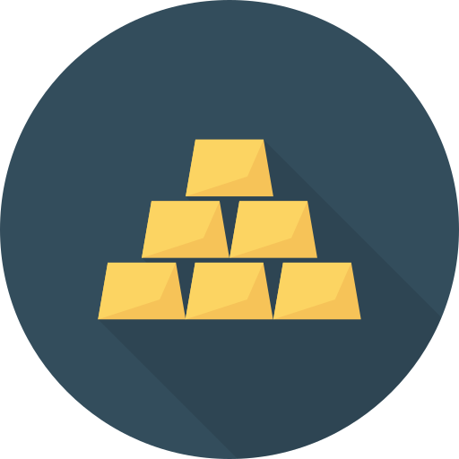 Gold Ingots - Free business icons