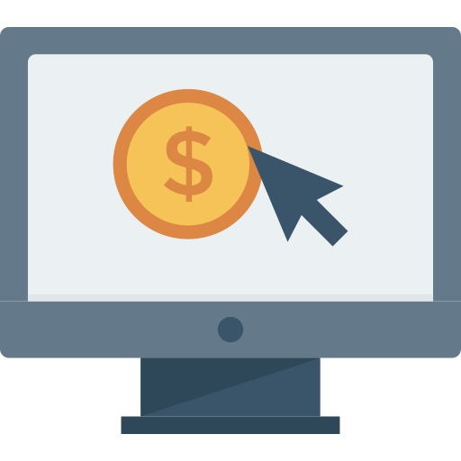 Pay per click free icon