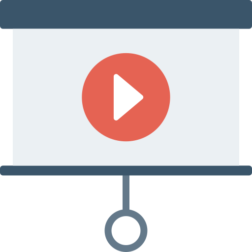 reproductor de video icono gratis