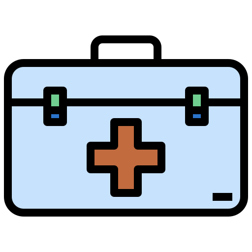 First aid kit Generic Outline Color icon