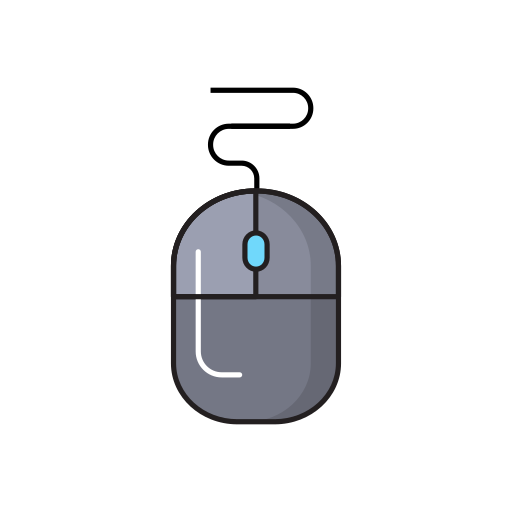 Computer mouse Vector Stall Lineal Color icon