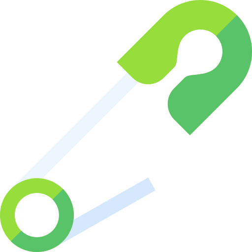 Safety pin free icon