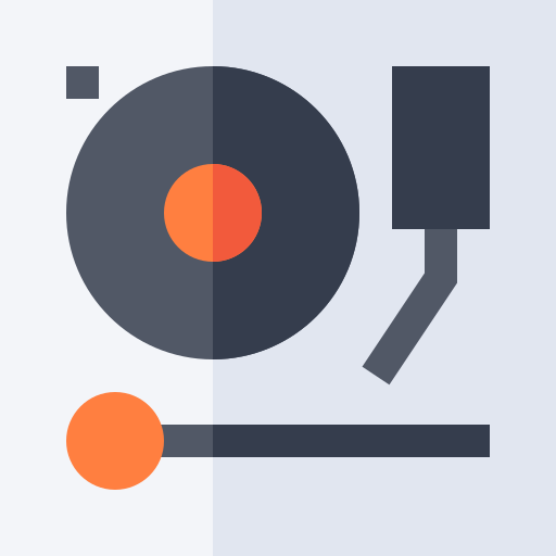 Turntable free icon Turntable free icon