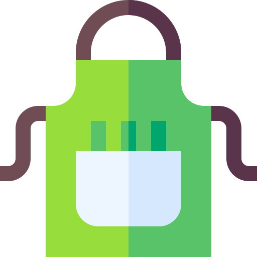 Apron Basic Straight Flat icon