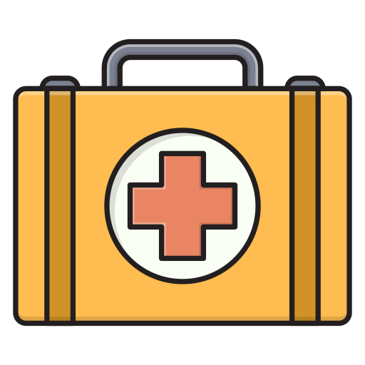 First aid kit Vector Stall Lineal Color icon