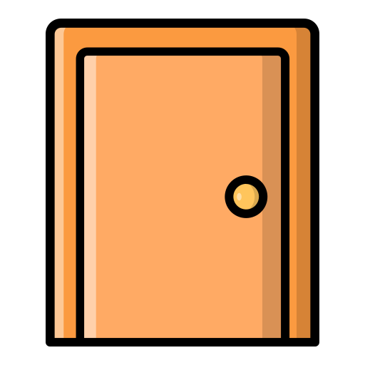 Door Generic Outline Color Icon