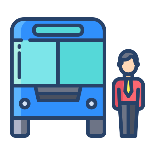 conductor de autobús icono gratis