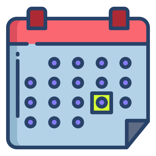 icono de selector de calendario