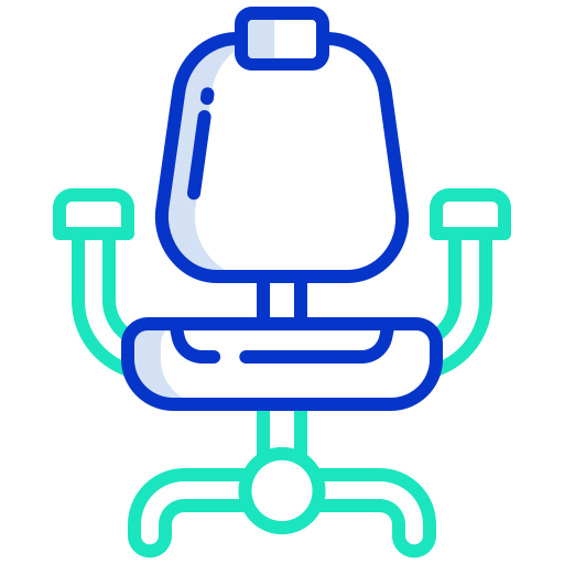 Chair Icongeek26 Outline Colour icon