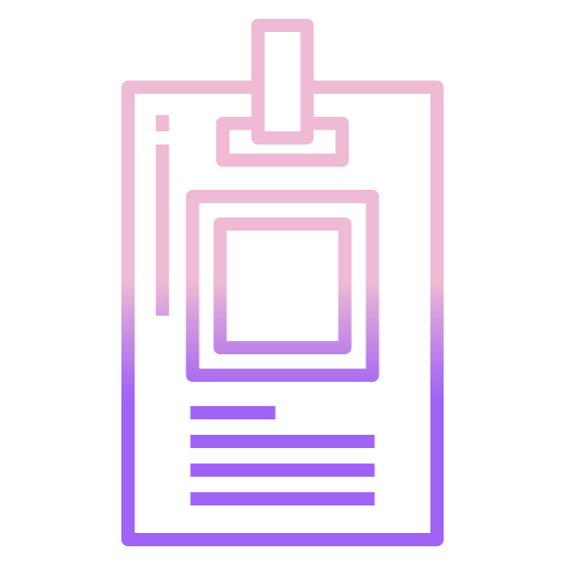tarjeta de identificación icono gratis