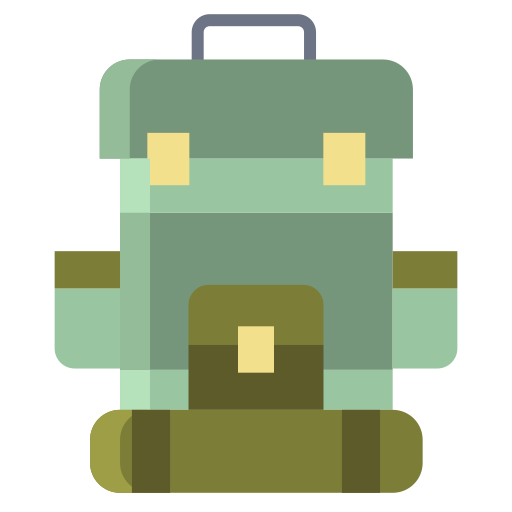 Backpack Icongeek26 Flat icon