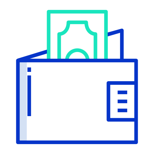 billetera icono gratis