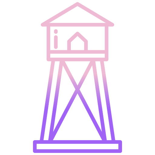 torre de vigilancia icono gratis