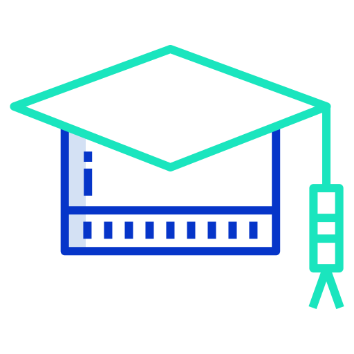 graduación icono gratis