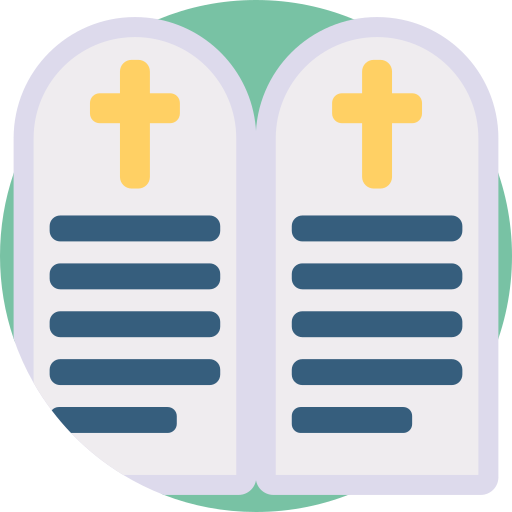 Ten commandments - Free cultures icons