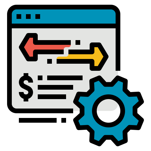 Online transfer free icon Online transfer free icon