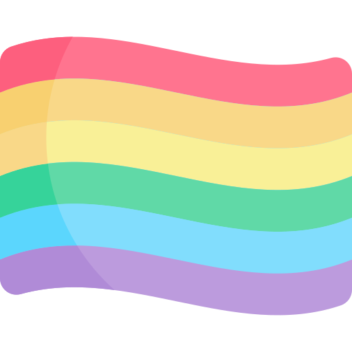 bandera arcoiris icono gratis