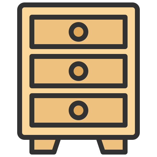 Cabinet drawer free icon