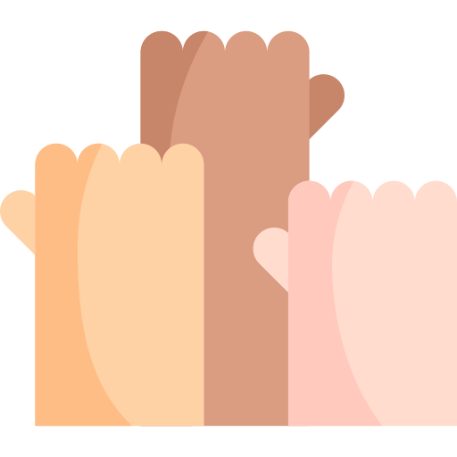 인종 차별 금지 무료 아이콘