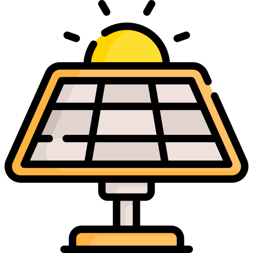 panel solar icono gratis