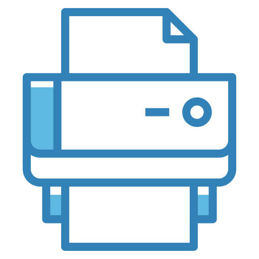 Printer Generic Blue icon