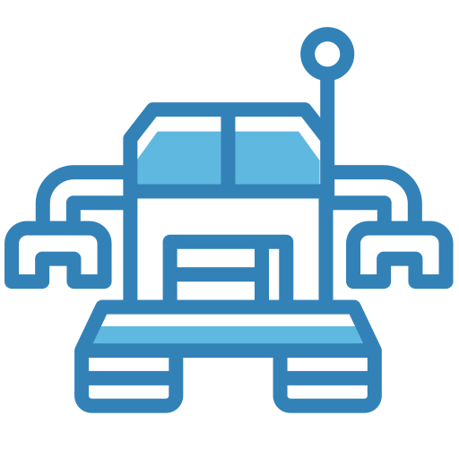 Space robot - free icon