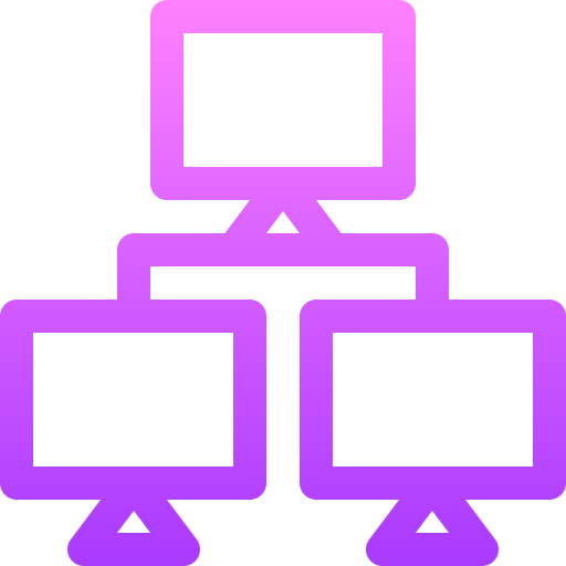 Elearning Basic Gradient Lineal color icon