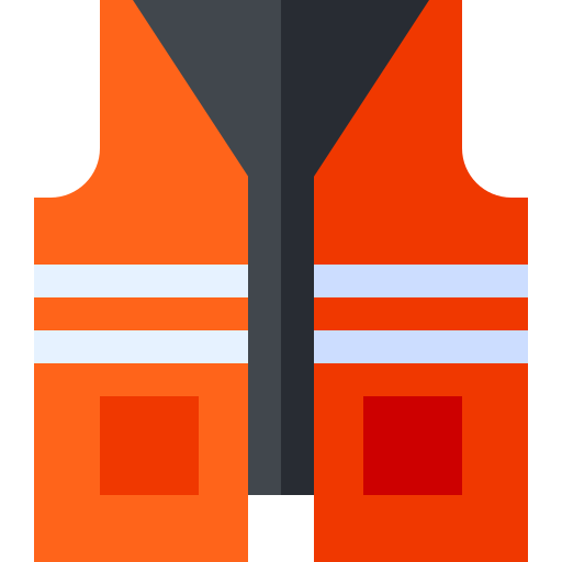 Vest Basic Straight Flat Icon